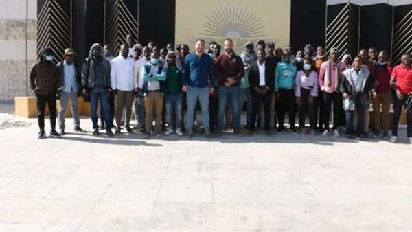 الطلاب الأفارقة بالمتحف