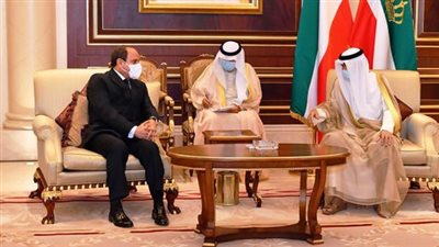 السيسي يجري اتصالا مع أمير الكويت للتهنئة بحلول شهر رمضان المبارك 
