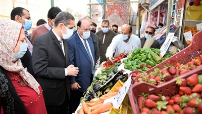 محافظ الغربية يفتتح معرض أهلاً رمضان للسلع الغذائية ببسيون