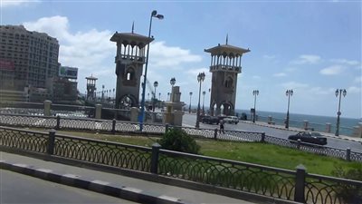 سيولة مرورية قبل الإفطار على طريق الكورنيش بالإسكندرية في ثاني أيام رمضان