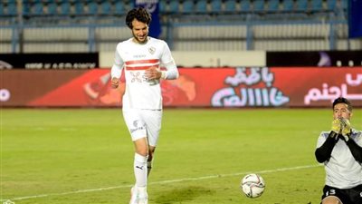 محمود علاء يصل إلى الهدف 40 مع الزمالك