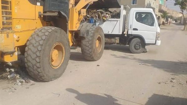 رفع قمامة من المنيا