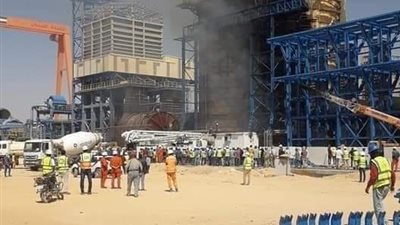 إخماد حريق داخل مصنع سكر بالمنيا (صور)