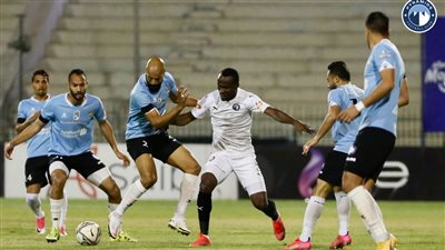 غزل المحلة يتقدم على بيراميدز بهدف في الشوط الأول