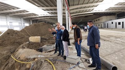 محافظ بورسعيد يتابع مراحل إنشاء المرحلة الثانية لـ