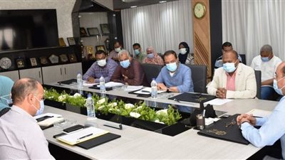 محافظ أسوان لمسئولي مياه الشرب والصرف الصحي: العمل بنظام المواجهة السريعة 