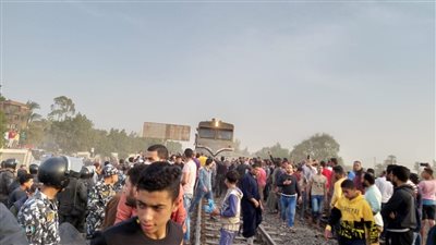 25 صورة ترصد أحداث انقلاب قطار طوخ بالقليوبية