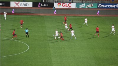 محمد شريف يمنح الأهلي التقدم أمام الزمالك