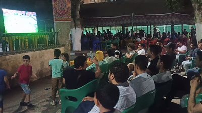 فرحة جماهير الأهلي بالمنيا بعد تصدي علي لطفي لضربة جزاء الزمالك