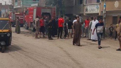 نشوب حريق بمنزل في قرية العويضات بقنا