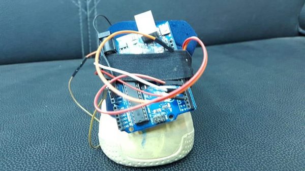 الحذاء الذكي للمكفوفين