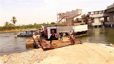 السيطرة على حريق محور ديروط الحر بأسيوط دون خسائر بشرية