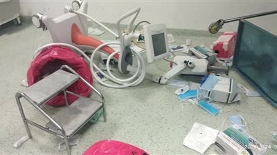 أهل مريض يحطمون غرفة قسطرة بمعهد القلب بعد وفاته (صور)