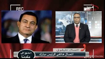 مذيع حوار مبارك: منع إذاعة الحلقة لظروف خارجة عن الإرادة (صورة)