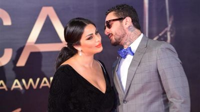 ندى الكامل لـ”أحمد الفيشاوي”: أنا بحبك أوي ولا عزاء للحاقدين (صورة)