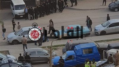 شاهد لحظة إطلاق النار واستشهاد معاون مباحث وأميني شرطة بالنزهة (فيديو)