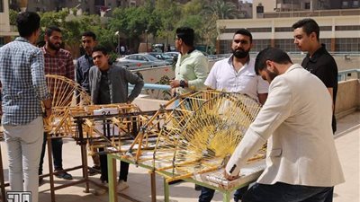 جامعة حلوان تنضم أكبر مسابقة علمية للعام الرابع على التوالي (صور)