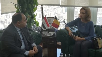 سفيرة بلجيكا: مستعدون لتطوير آليات عمل مصلحتي الضرائب والجمارك بمصر