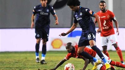 بيراميدز يحتفل بالفوز على الأهلي “رايح جاي” (صور)