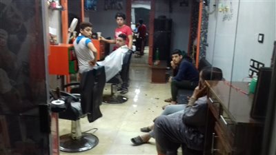 إغلاق وتشميع 9 صالونات حلاقة ومصادرة 19 شيشة بالغربية وإحالة المخالفين للنيابة 