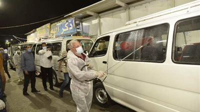 لمنع انتشار كورونا.. تطهير وتعقيم الديوان العام وبعض مواقف السيارات بأسيوط