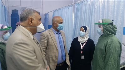 وكيل صحة الغربية يتابع بروتوكول علاج مرضى فيروس كورونا بمستشفى حميات المحلة 