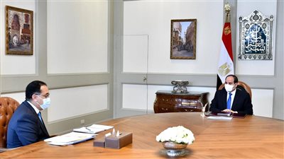 السيسي يطلع على نتائج الزيارة الأخيرة لرئيس مجلس الوزراء إلى ليبيا