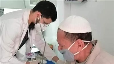 توقيع الكشف الطبى بالمجان على 1414 مواطن بقرية البستان بدمياط