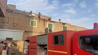 انفجار إسطوانة بوتاجاز يتسبب في اشتعال النيران بـ6 منازل بقنا