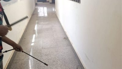 لمواجهة كورونا.. رش وتعقيم المصالح الحكومية بالقناطر الخيرية قليوبية(صور) 