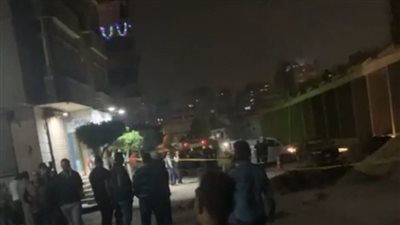 أول صور لحادث كسر ماسورة غاز في شارع الثلاثيني بمنطقة المريوطية