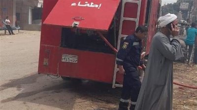 السيطرة على حريق داخل سوق الخضار في العتبة 