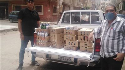 الرقابة التموينية بالفيوم تضبط مدير مخزن سلع غذائية لحيازته منتجات ألبان منتهية الصلاحية