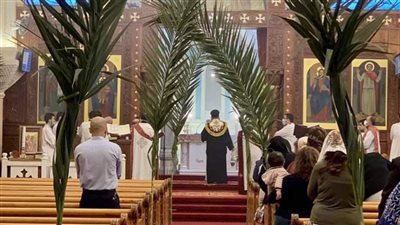 بدء صلوات عشية حد السعف بكنائس الإسكندرية وسط إجراءات احترازية مشددة