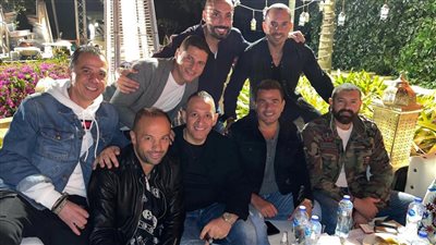 تامر مرسي وعمرو دياب ونجوم الفن في سحور رجل الأعمال محمد زكي (صور)