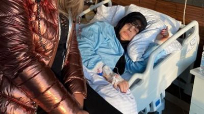 أول ظهور لفيفي عبده بعد إجراء جراحة بسبب حقنة خاطئة (صورة)