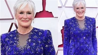 جلين كلوز تخطف الأنظار على السجادة الحمراء لحفل توزيع الأوسكار 2021