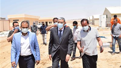 محافظ المنيا يتابع إصلاح برك الأكسدة بالمنطقة الصناعية