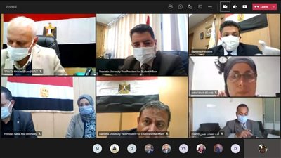   جامعة دمياط تعقد جلستها الشهرية 