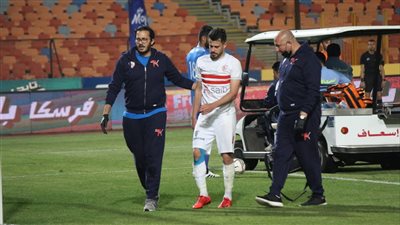 محمود الونش يخوض مرانًا تأهيليا خفيفا بالزمالك