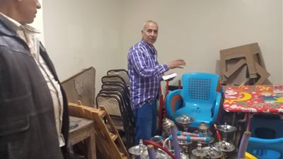 تحرير 33 محضرًا لعدم ارتداء كمامة ومصادرة 23 شيشة بالمنوفية