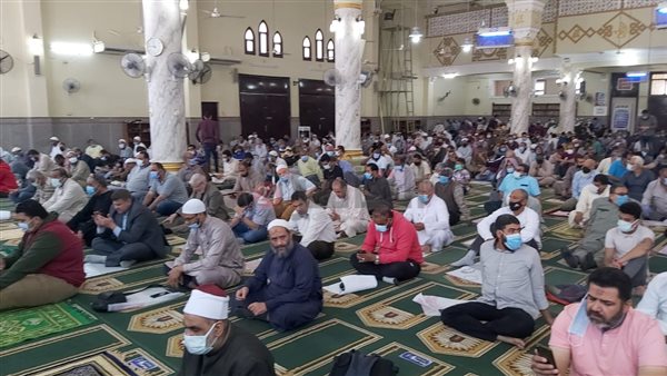 المئات من المصريين