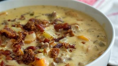 لمحبي التقاليع الغريبة.. طريقة عمل شوربة التشيز برجر