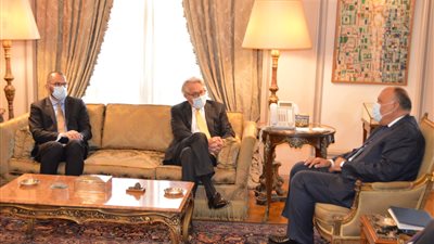 وزير الخارجية يستقبل المبعوث الأممي الخاص لعملية السلام في الشرق الأوسط 