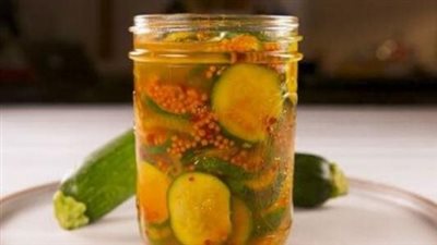 تعرف على الطريقة السهلة لعمل مخلل الكوسة