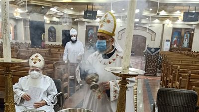 دون حضور شعبي.. كنائس مطرانية الأقباط الأرثوذكس تحتفل بـ