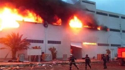 السيطرة على حريق بمصنع شهير لإنتاج اللحوم ببورسعيد 