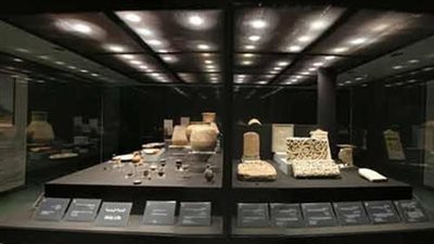 متحف الآثار بمكتبة الإسكندرية يعرض تمثال للإله 