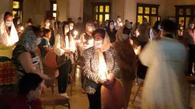 كنائس الإسكندرية تقيم قداس عيد القيامة وسط إجراءات احترازية وأمنية مشددة (صور)