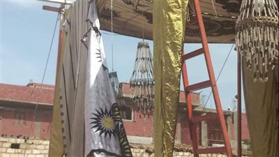 فض سرداق عزاء بقرية معنيا في البحيرة لمخالفة الإجراءات الاحترازية لفيروس كورونا (صور)